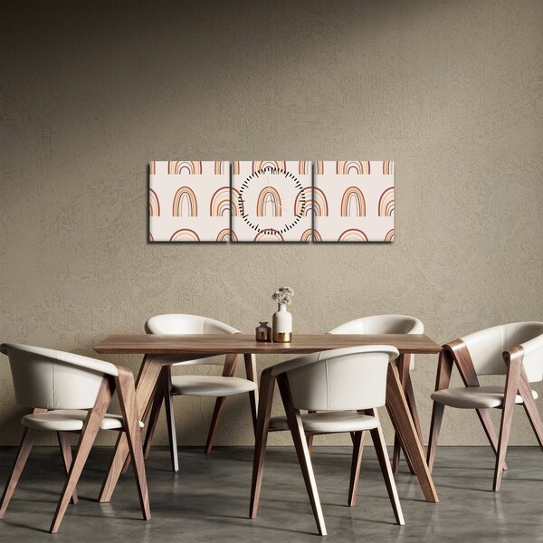 Obraz - Dream creations N⁰3 (s hodinami) (90x30 cm)