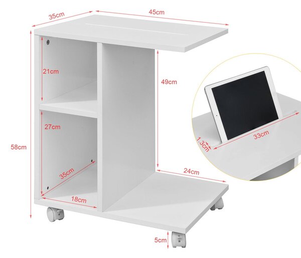 Fbt48-W Stolek S Otvorem Pro Ipad, Konferenční Stolek Na Noviny