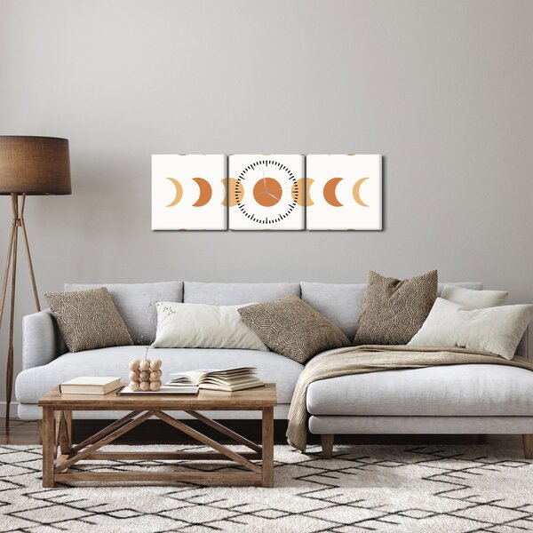 Obraz - Dream creations N⁰2 (s hodinami) (90x30 cm)