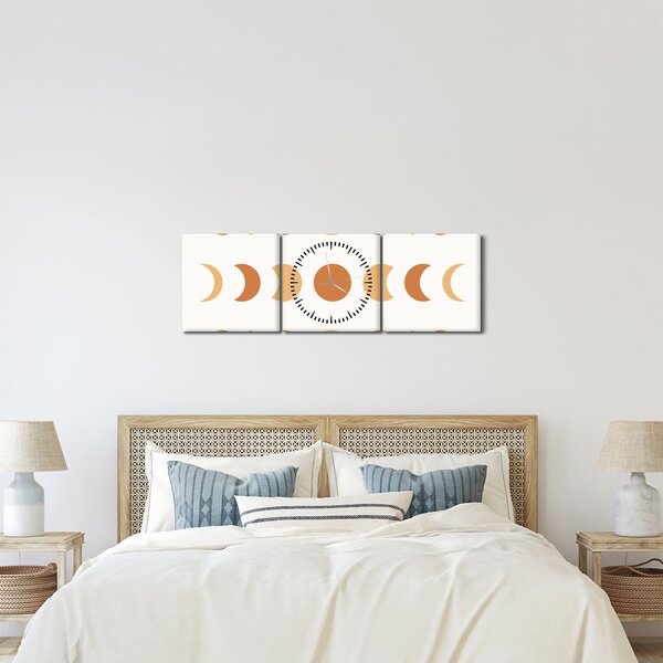 Obraz - Dream creations N⁰2 (s hodinami) (90x30 cm)