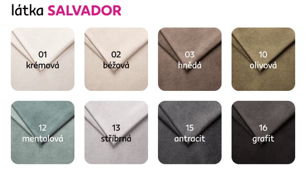 KONDELA Univerzální sedací souprava rohová, šedá, 2+3, MARBELA II LUX