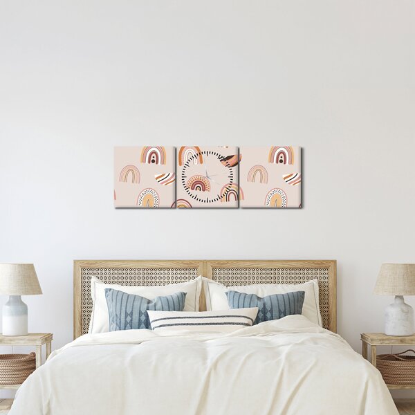 Obraz - Dream creations N⁰1 (s hodinami) (90x30 cm)