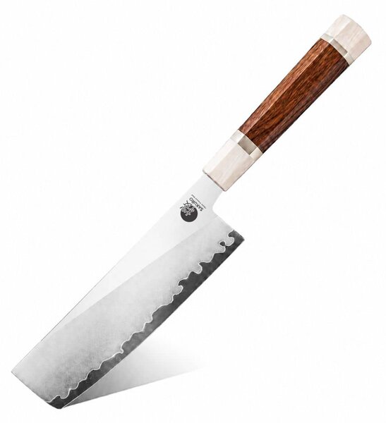 Nakiri nůž z oceli PM204 SaKuRo Akatsuki 16 cm