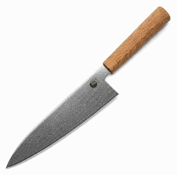 Šéfkuchařský nůž z damaškové oceli SG-2 SaKuRo SHINBOKU 21,5 cm