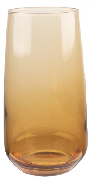 Hnedá sklenicka na vodu Rudie – 430 ml