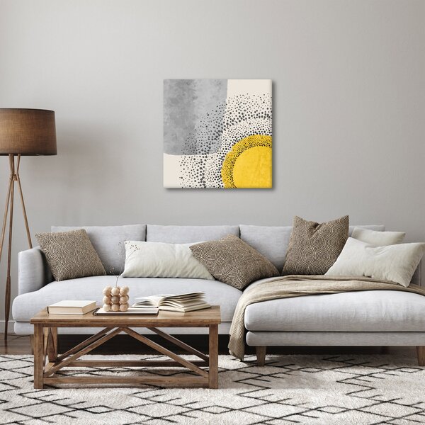 Obraz - Abstraktní malba pláže N⁰3 (30x30 cm)