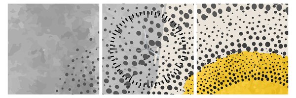 Obraz - Abstraktní malba pláže N⁰3 (s hodinami) (90x30 cm)