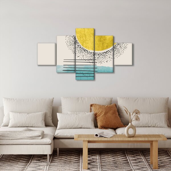 Obraz - Abstraktní malba pláže N⁰2 (125x70 cm)