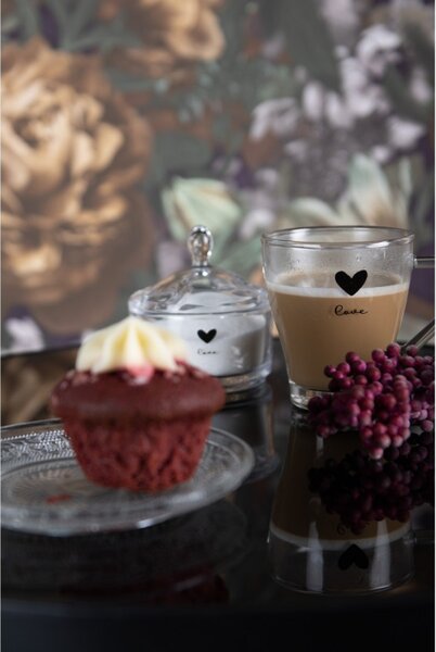 Skleněný hrneček Love – 200 ml