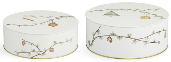 Kähler Design Plechové dózy Hammershøi Christmas - 2 ks KD284