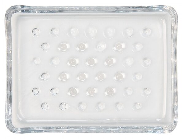 Skleněná miska na mýdlo – 13x10x2 cm