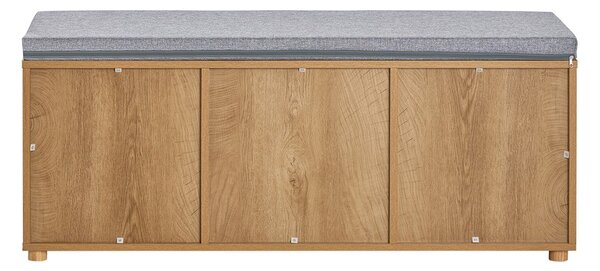Sobuy Fsr148-N Lavička Na Boty Lavice S Úložným Prostorem Botník Lavice Do Předsíně Přírodní 110X47X35Cm