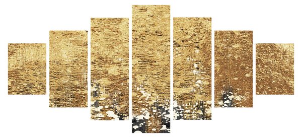 Obraz - Zlatá struktura N⁰3 (210x100 cm)