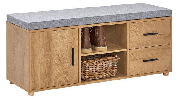 Sobuy Fsr148-N Lavička Na Boty Lavice S Úložným Prostorem Botník Lavice Do Předsíně Přírodní 110X47X35Cm