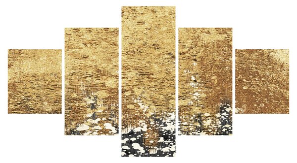Obraz - Zlatá struktura N⁰3 (125x70 cm)
