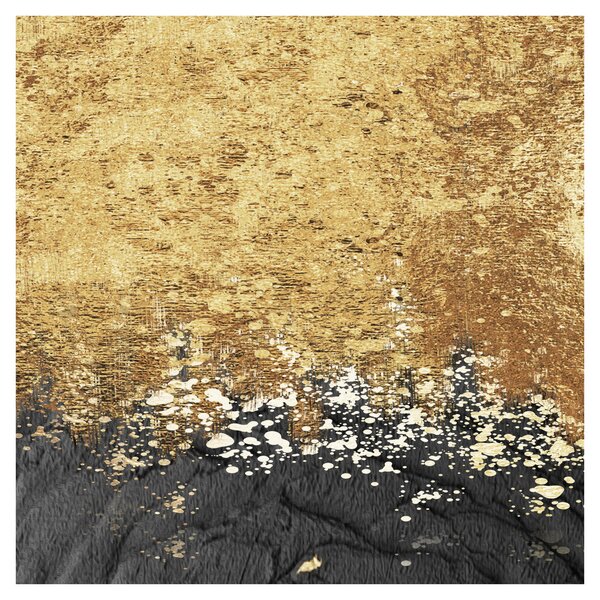 Obraz - Zlatá struktura N⁰3 (30x30 cm)