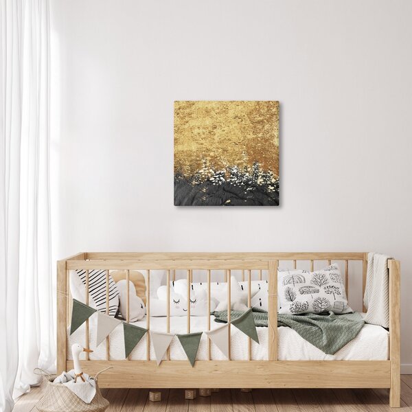 Obraz - Zlatá struktura N⁰3 (30x30 cm)