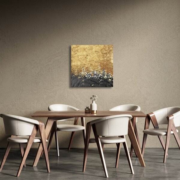 Obraz - Zlatá struktura N⁰3 (30x30 cm)