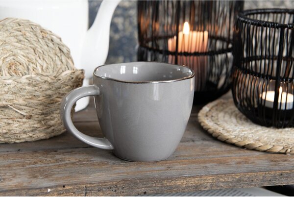 Hrnek Šedý 13x9x8 cm / 300 ml – 300 ml