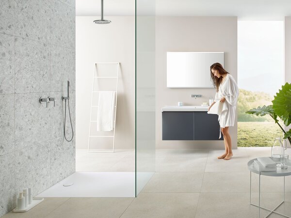 Geberit Olona čtvercová sprchová vanička 90x90 cm bílá 550.901.00.1