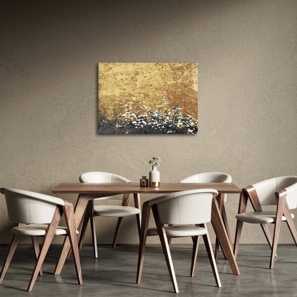 Obraz - Zlatá struktura N⁰3 (70x50 cm)