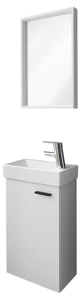 KOUPELNA PRO HOSTY, bílá, 40 cm home24 - Koupelnové série, Online Only