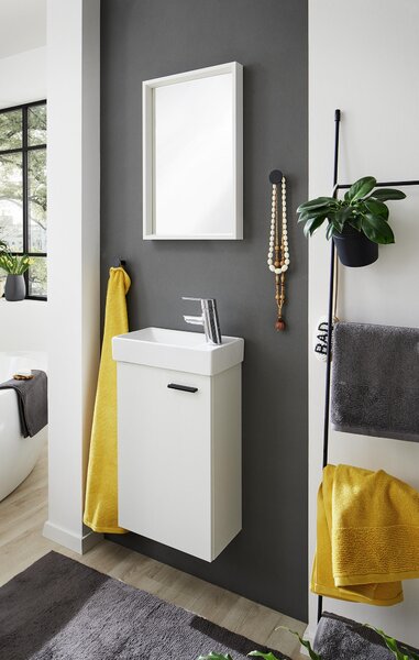 KOUPELNA PRO HOSTY, bílá, 40 cm home24 - Koupelnové série, Online Only