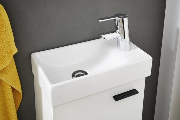 KOUPELNA PRO HOSTY, bílá, 40 cm home24 - Koupelnové série, Online Only