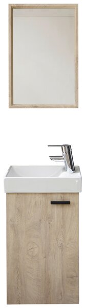 KOUPELNA PRO HOSTY, Sonoma dub, 40 cm home24 - Koupelnové série, Online Only