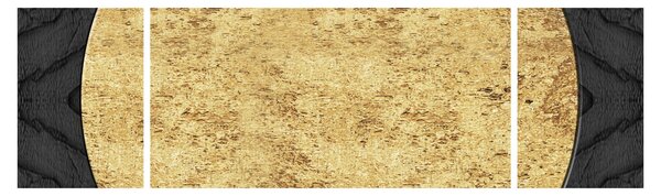 Obraz - Zlatá struktura N⁰2 (170x50 cm)