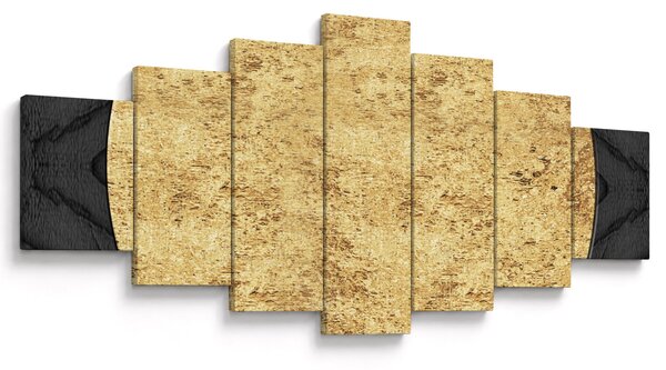 Obraz - Zlatá struktura N⁰2 (210x100 cm)