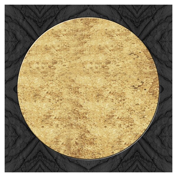 Obraz - Zlatá struktura N⁰2 (30x30 cm)