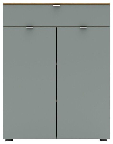KOMODA, rákosová zelená, 78/101/41 cm - Šuplíkové komody, Online Only