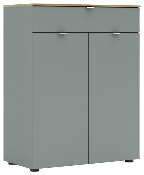 KOMODA, rákosová zelená, 78/101/41 cm - Šuplíkové komody, Online Only