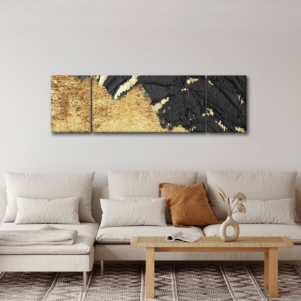Obraz - Zlatá struktura N⁰1 (170x50 cm)