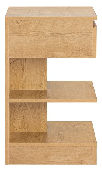Sobuy Fbt49-N Odkládací Stolek Noční Stolek Přírodní 39X65X39Cm