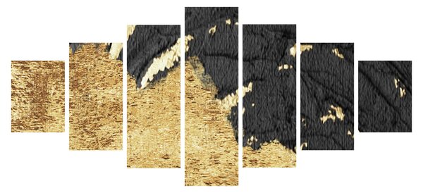 Obraz - Zlatá struktura N⁰1 (210x100 cm)