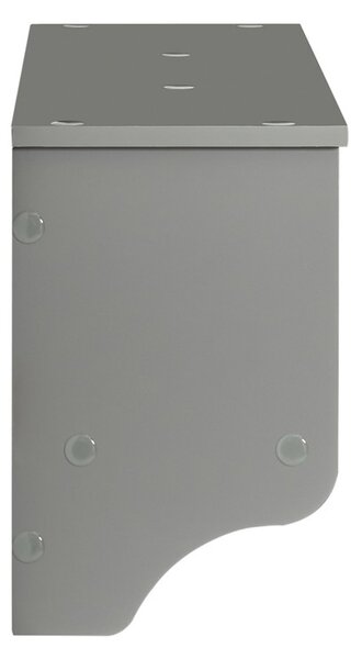 Sobuy Frg282-Hg Nástěnný Věšák Na Kabáty Závěsná Police Světle Šedá 100X30X20Cm