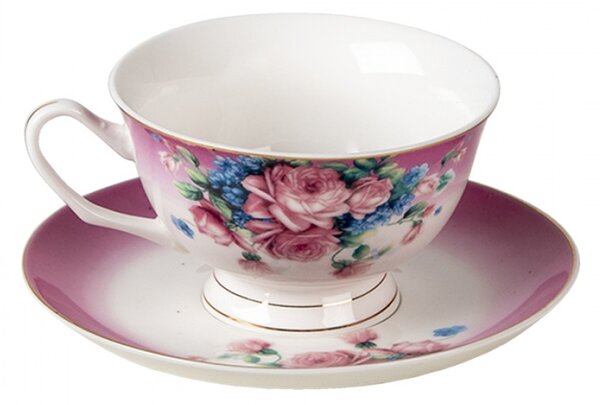 Porcelánový šálek s podšálkem Gardem VIII – 12x10x6 cm