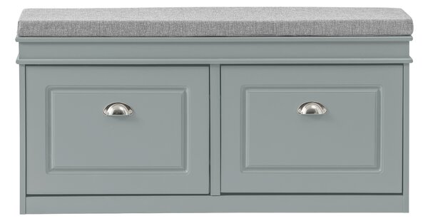 Sobuy Fsr64-Hg Sedák Lavice S Podsedákem Lavice Na Boty Světle Šedá 104X51X24Cm