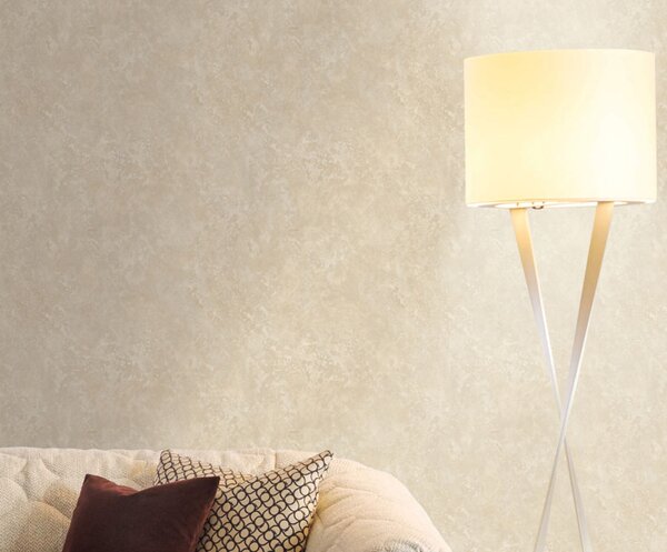 Luxusní vliesová tapeta na zeď, béžová, imitace látky, Z30351, Casa 8, Trussardi