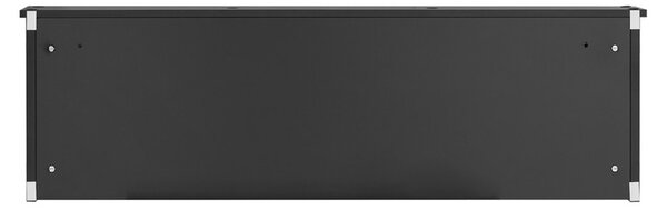 Sobuy Frg282-Sch Nástěnný Věšák Na Kabáty Závěsná Police Černá 100X30X20Cm