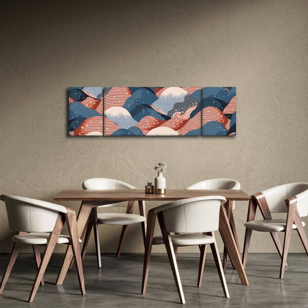 Obraz - Japonské vlny (170x50 cm)