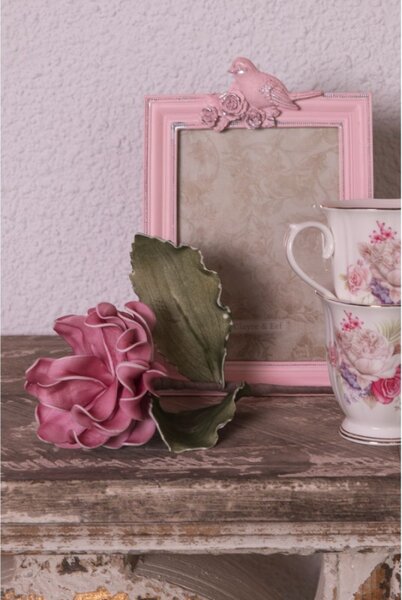 Porcelánový hrnek s květy
