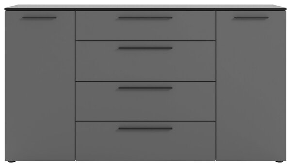 ŠIROKÁ KOMODA, tmavě šedá, 180/99,8/40 cm - Online Only komody, Online Only