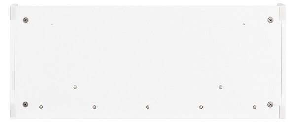 Sobuy Kmb78-W Dětská Polička Knihovnička Pro Děti Nástěnná Police Dětský Věšák Bílá 73X30X15Cm