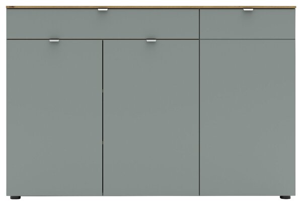 ŠIROKÁ KOMODA, rákosová zelená, 150/101/41 cm - Online Only komody, Online Only