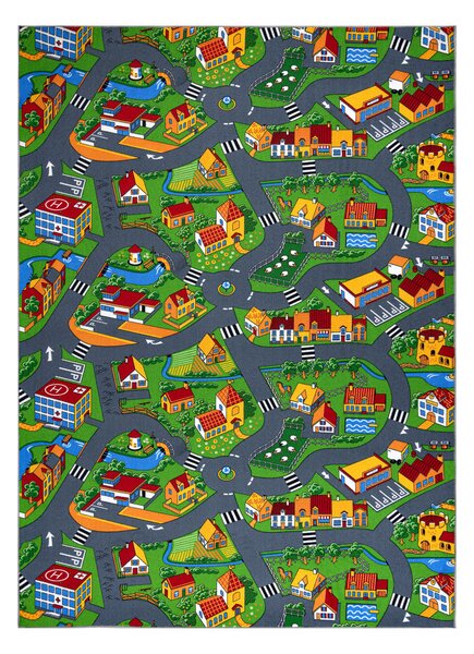 AW Dětský koberec Little village uličky Rozměr: 300x350 cm