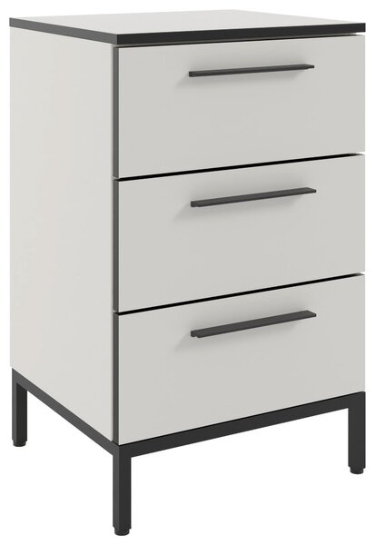 NOČNÍ STOLEK, bílá, 45/72,4/40 cm, Online Only