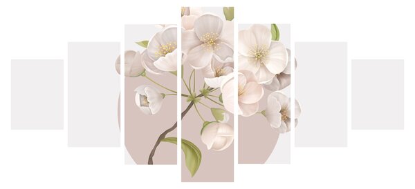 Obraz - Bloom with grace N⁰2 (210x100 cm)